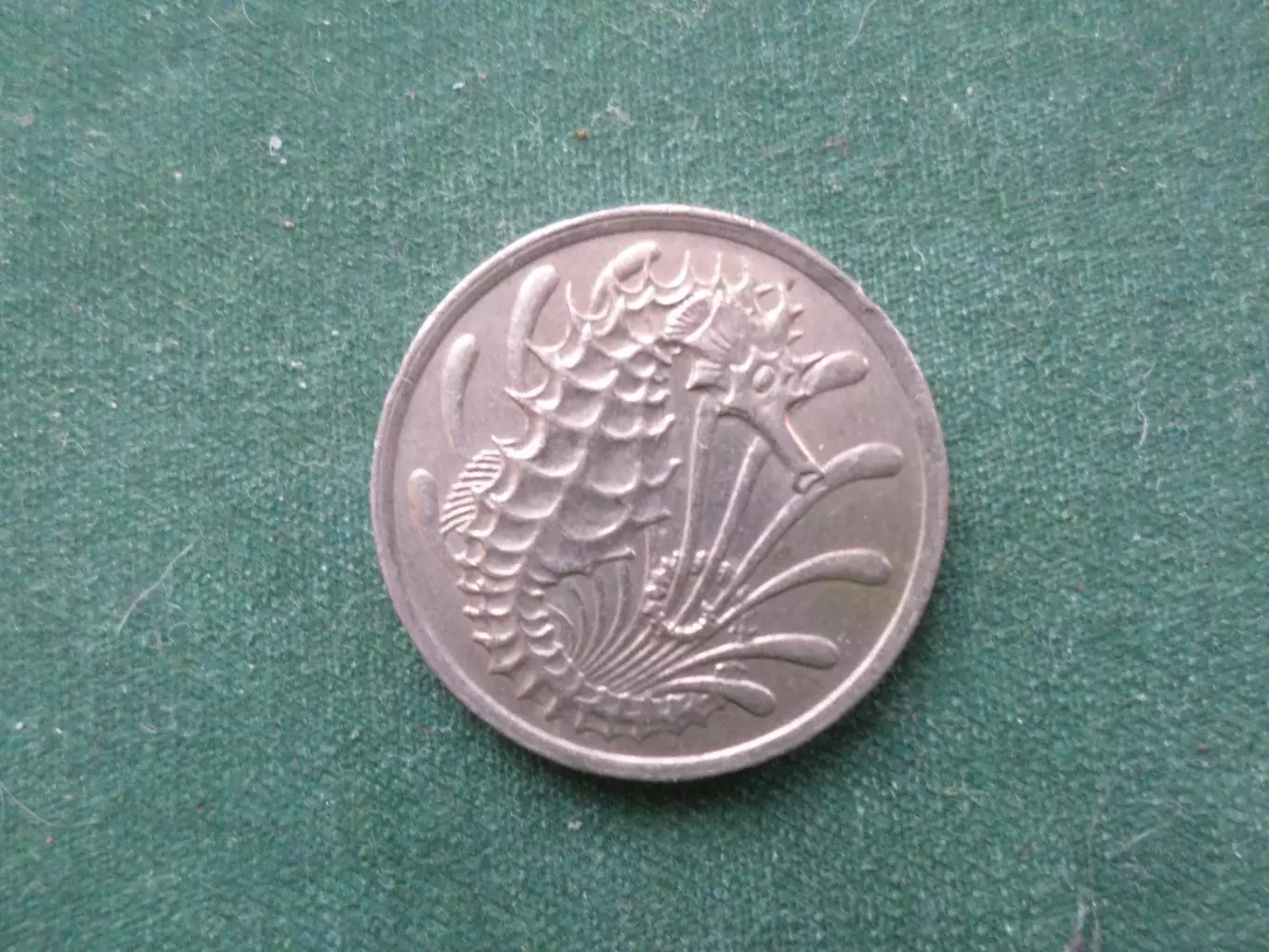 Монета 10 центов Сингапур 1980 г 1