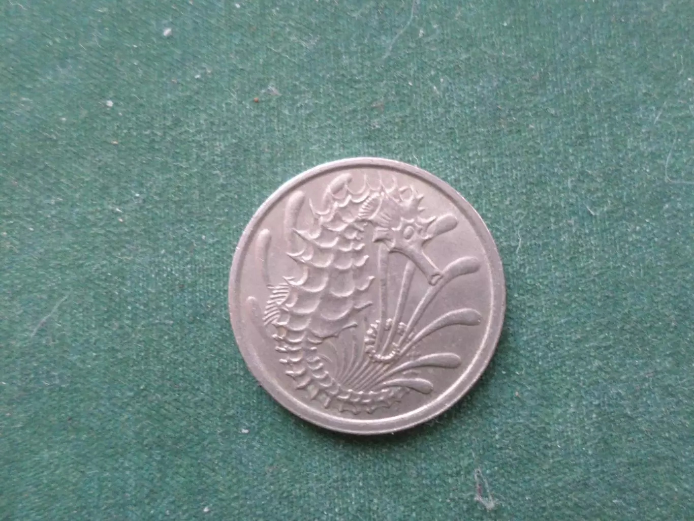 Монета 10 центов Сингапур 1976 г 1