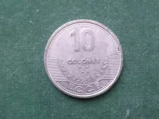 Монета 10 колон Коста-Рика 2012 г