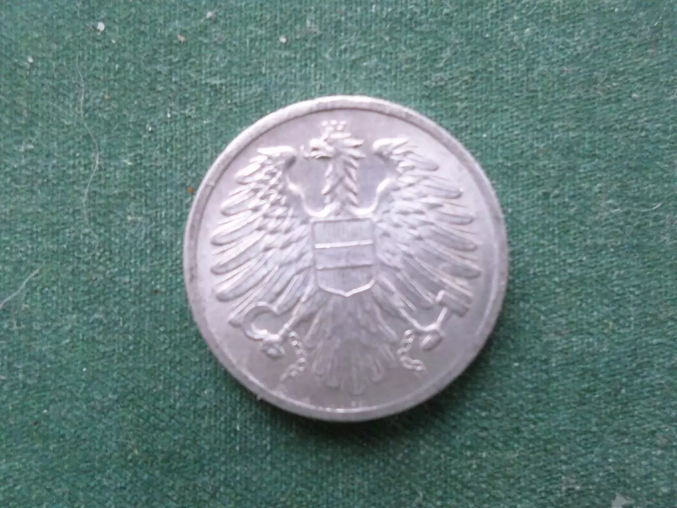 Монета 2 гроша Австрия 1973 г 1