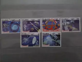 Марки Куба Интеркосмос 1980 г гаш