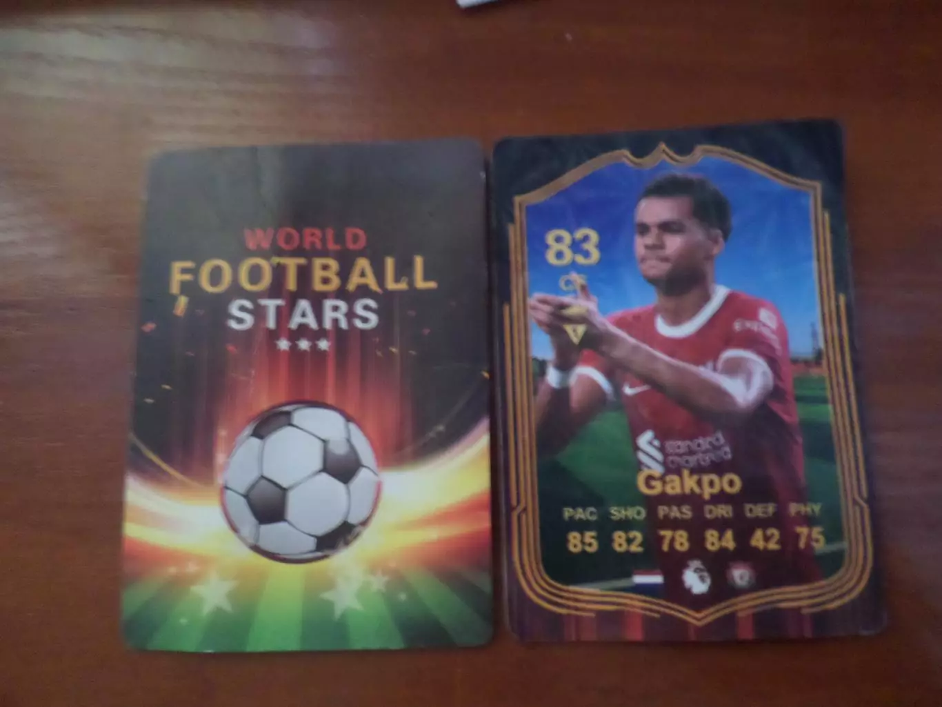 карточка Футбол Гакпо Ливерпуль