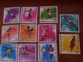 Марки Гвинея Олимпийские игры 1976 г Монреаль гаш