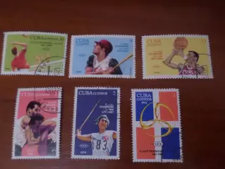 марки Куба спорт 12-е центрально-американские игры 1974 г гаш