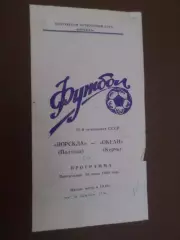 программа Ворскла Полтава - Океан Керчь 1989 г