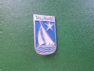 Значок Олимпиада-80 г Таллин 1980 г парусный спорт
