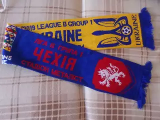 Шарф к матчу Украина - Чехия 16 октября 2018 г