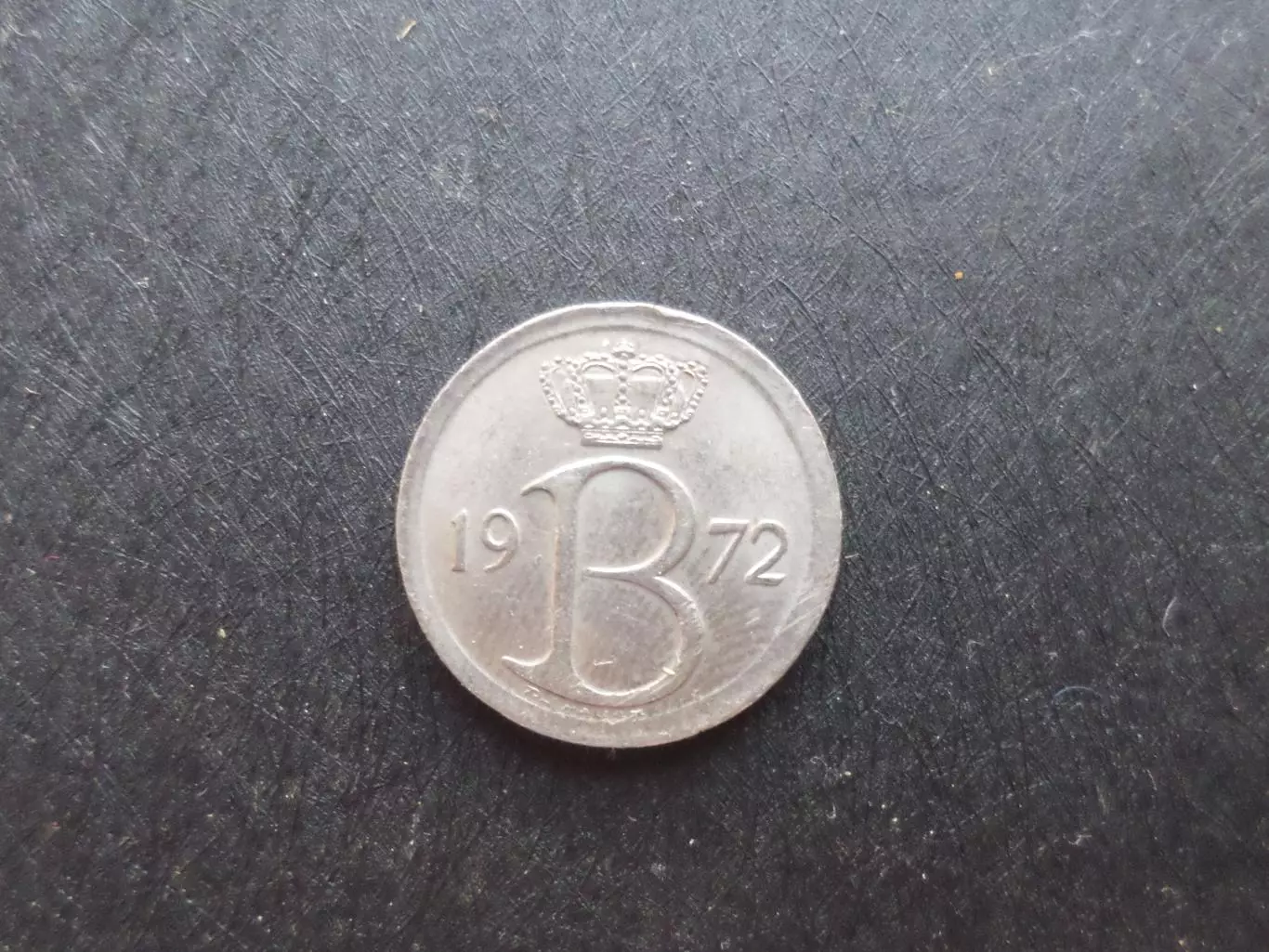 Монеты 25 центов Бельгия 1972 г 1