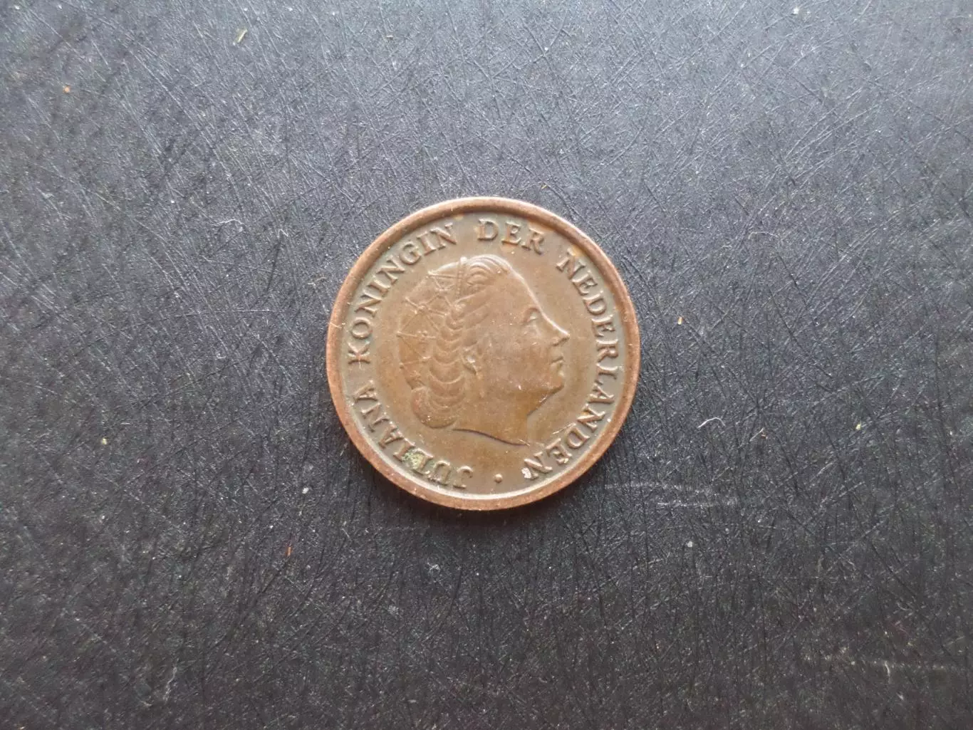 Монеты 1 цент Нидерланды 1954 г 1