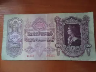 Банкнота 100 пенго Венгрия 1930 г