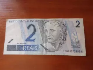 Банкнота 2 реала Бразилия