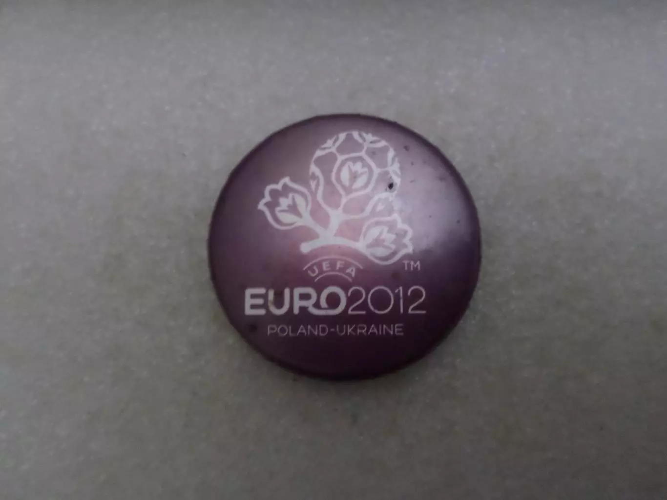 значок футбол ЕВРО-2012 Чемпионат Европы по футболу 2012 г