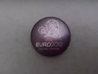 значок футбол ЕВРО-2012 Чемпионат Европы по футболу 2012 г