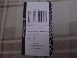 билет Динамо Киев - Фенербахче Турция 20 июля 2022 г