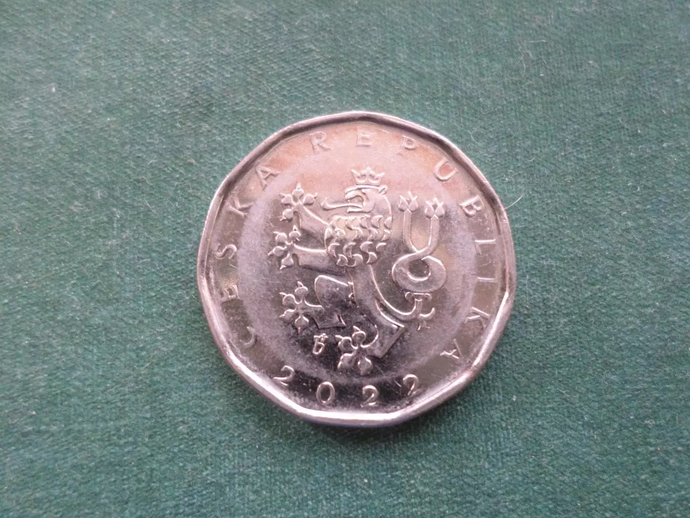 Монета 2 кроны Чехия 2022 г 1