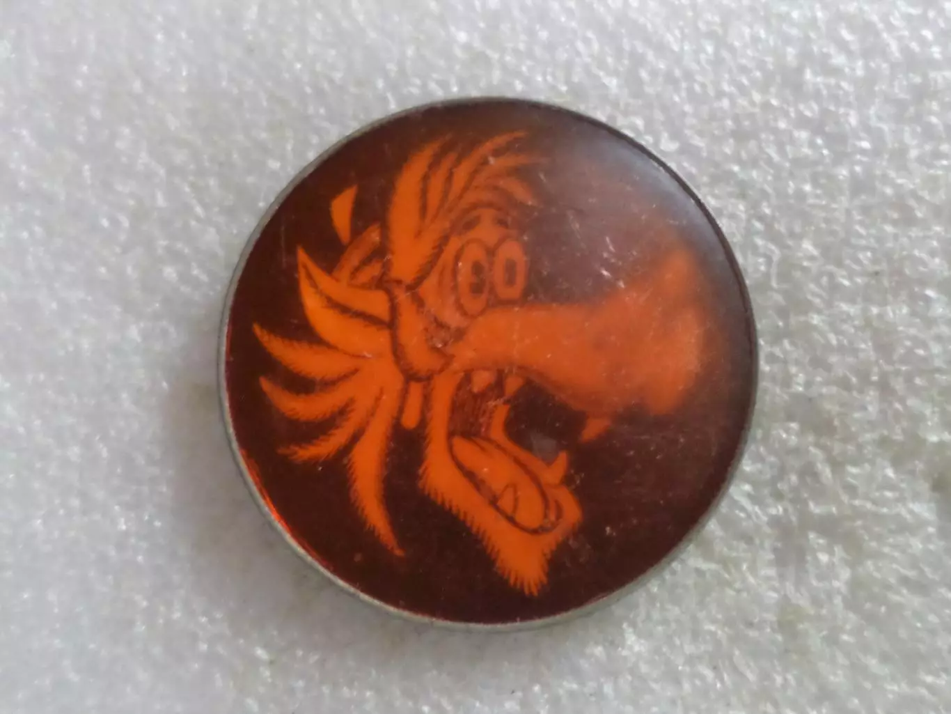 Значок детский мультфильм Ну погоди Волк