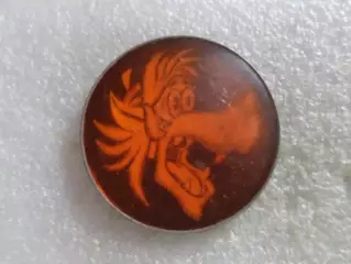 Значок детский мультфильм Ну погоди Волк