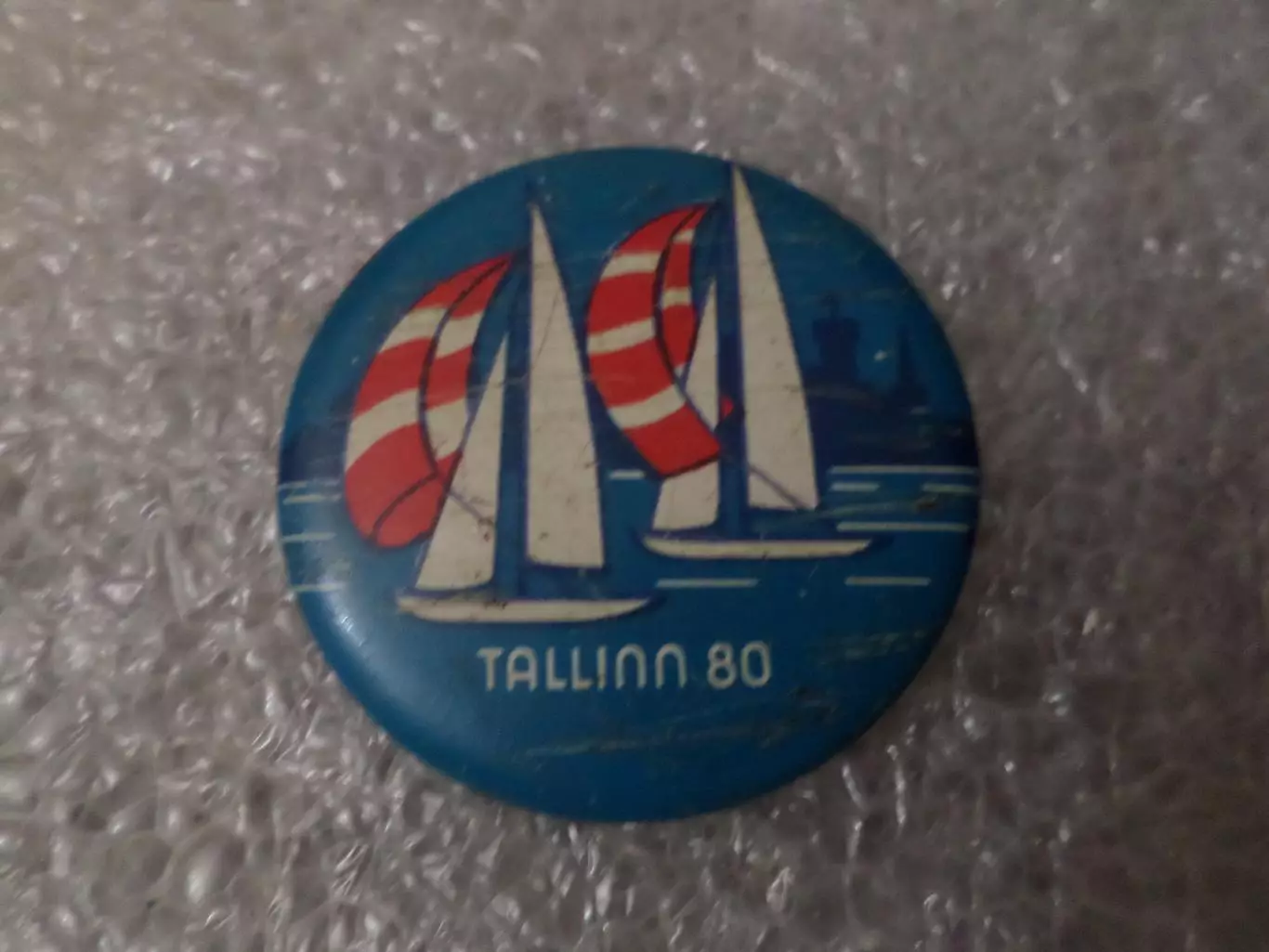 значок Олимпиада-80 Таллин 1980 парусный спорт