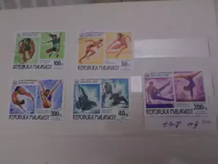 марки Мадагаскар спорт Олимпийские игры 1976 г Монреаль гаш