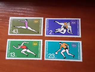марки Болгария спорт Универсиада 1973 г негаш