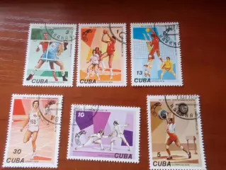 марки Куба спорт 13-е центрально-американские игры 1978 г гаш