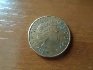 Монета 1 пенс Великобритания 2014 г