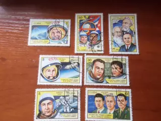 Марки Куба космос 1981 г гаш
