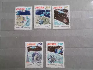 Марки Польша космос Исследование космического пространства 1979 г гаш