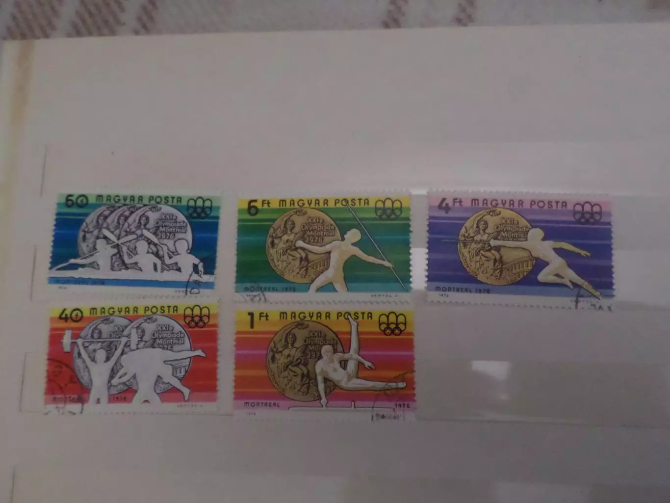 Марки Венгрия Олимпийские игры Монреаль 1976 г гаш