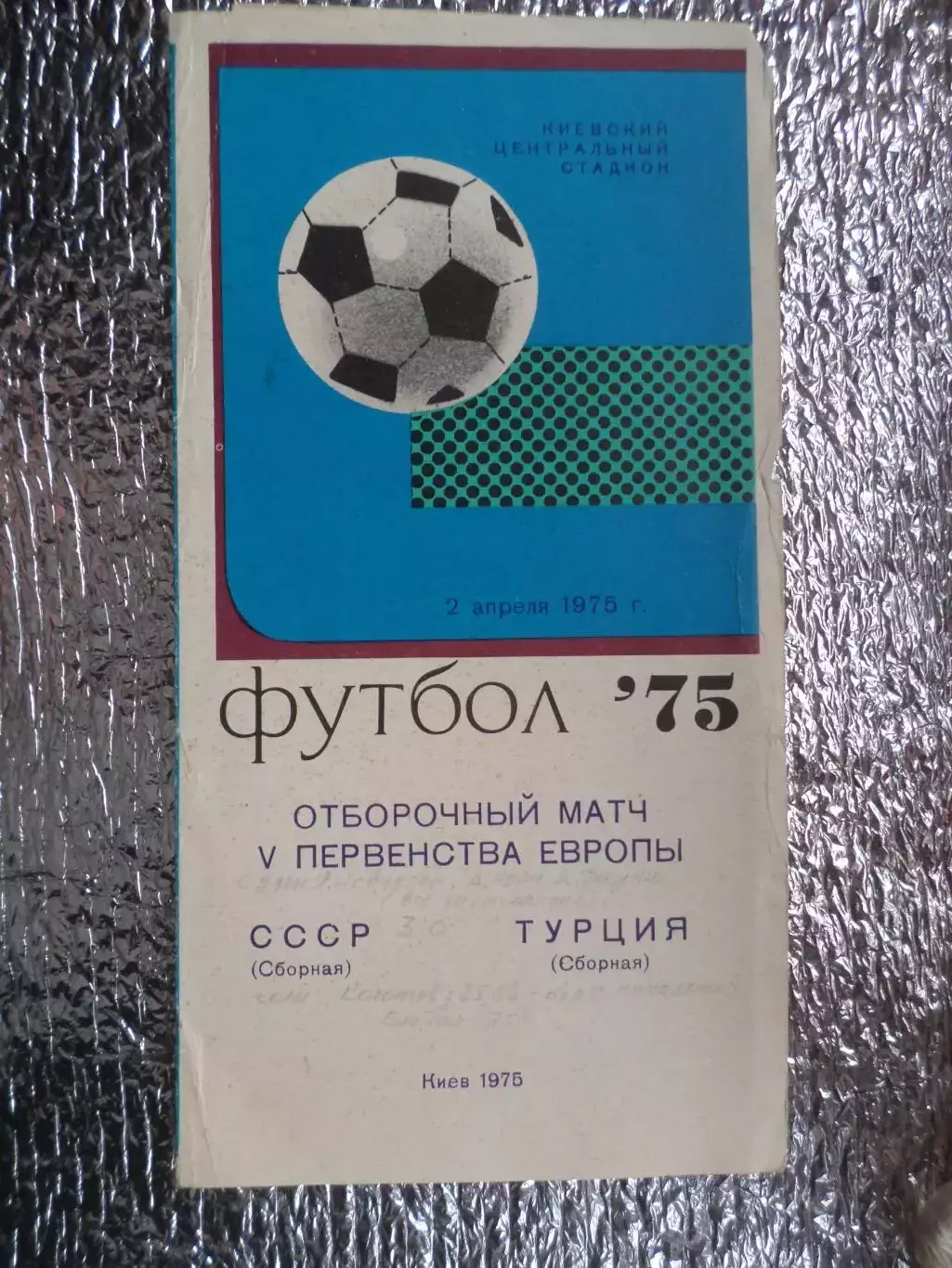 программа СССР - Турция 1975 г