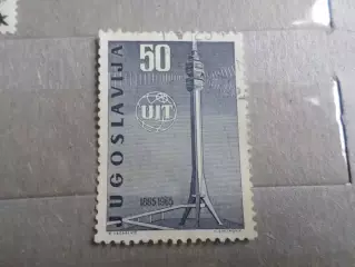 Марки Югославия 100 лет телекоммуникации 1965 г гаш