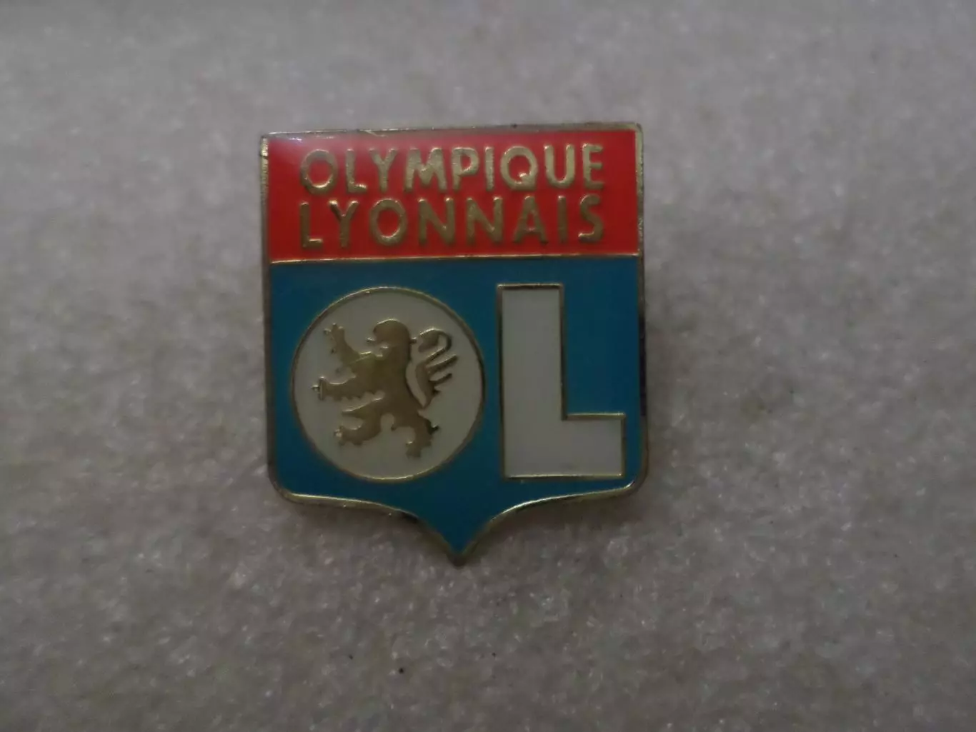 Значок ФК Олимпик Лион Франция