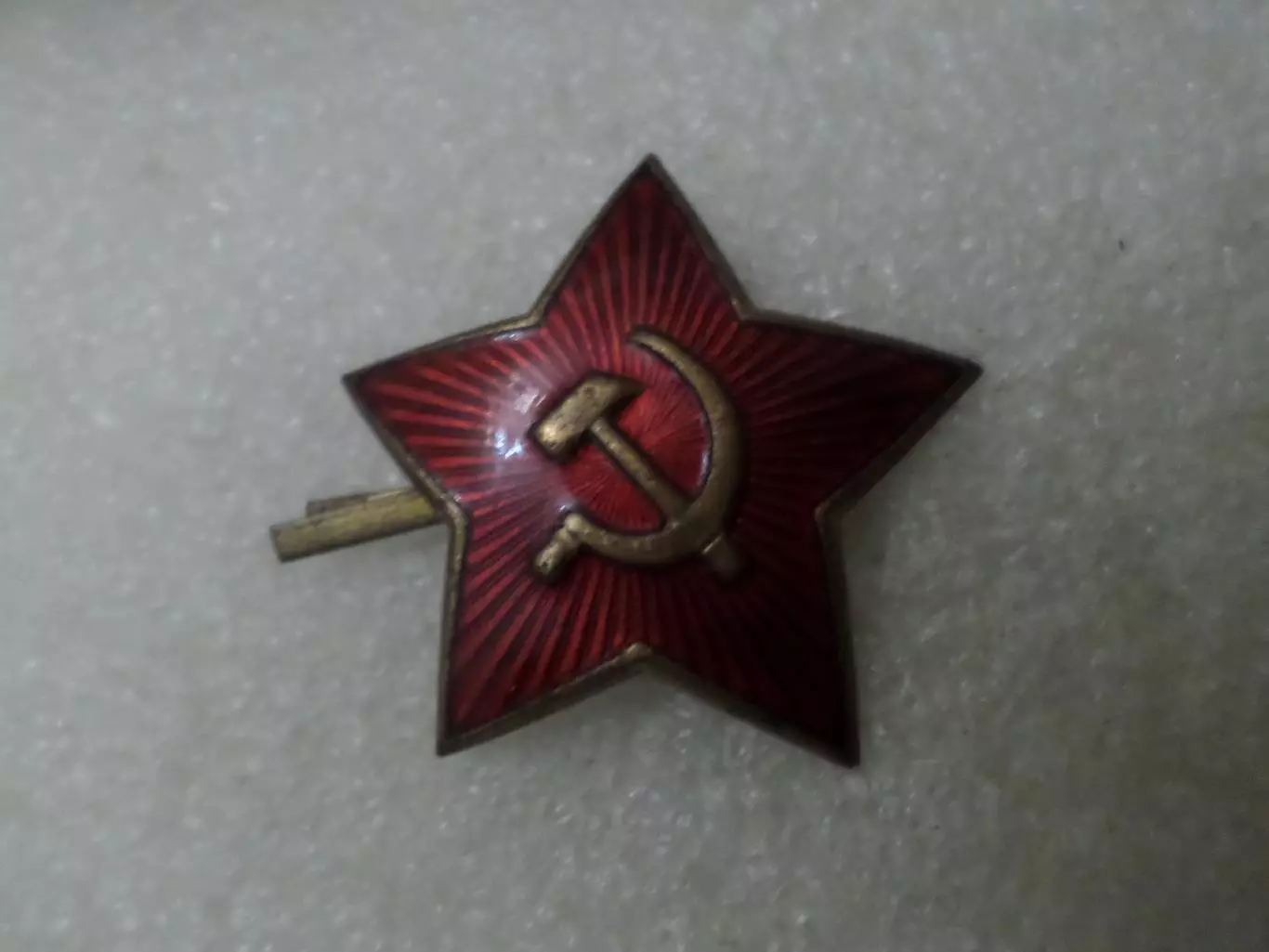 кокарда Звезда Советская Армия латунь эмаль