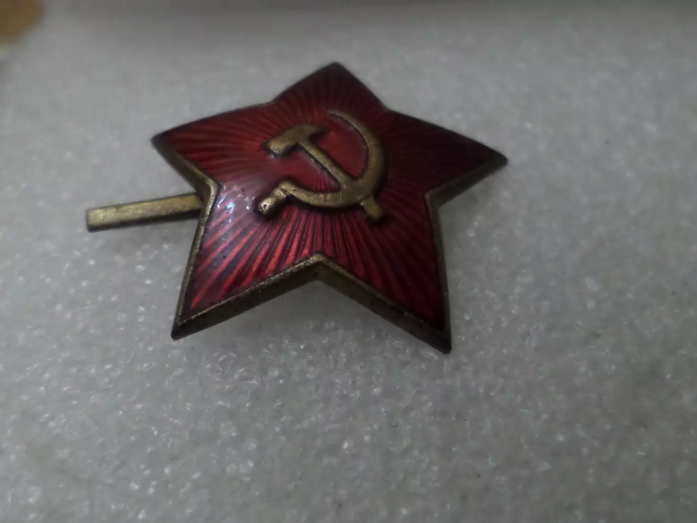 кокарда Звезда Советская Армия латунь эмаль 2