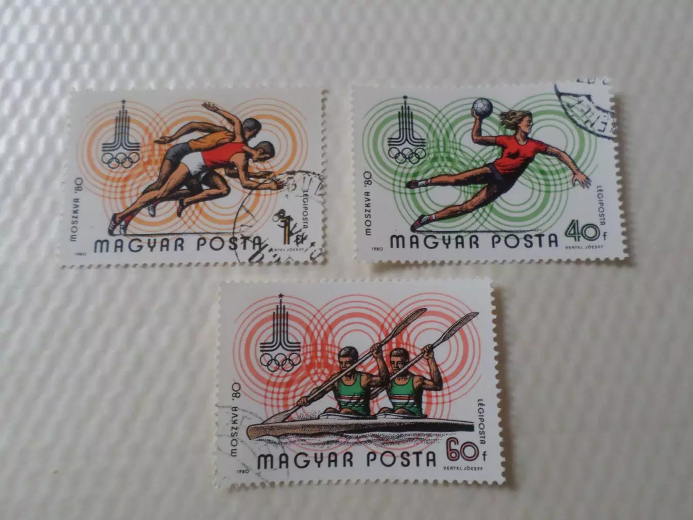 Марки Венгрия Олимпийские игры Москва 1980 г гаш