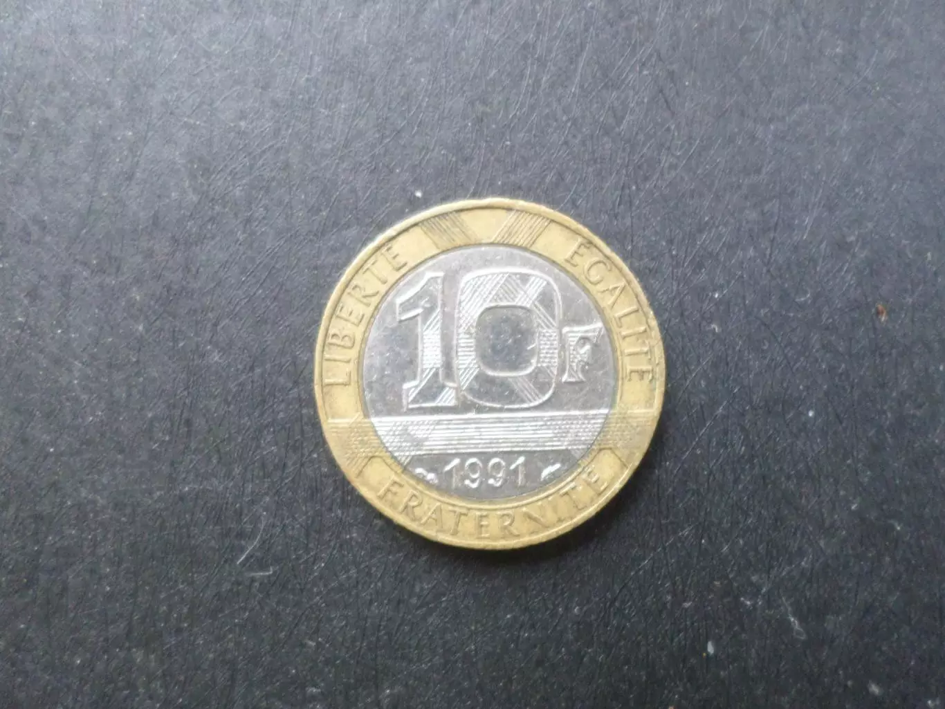 Монета 10 франков Франция 1991 г