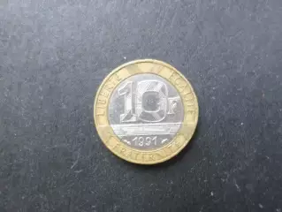 Монета 10 франков Франция 1991 г