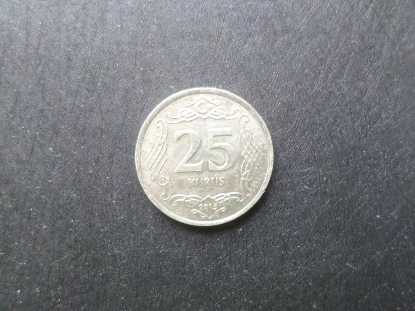 Монета 25 куруш Турция 2015 г