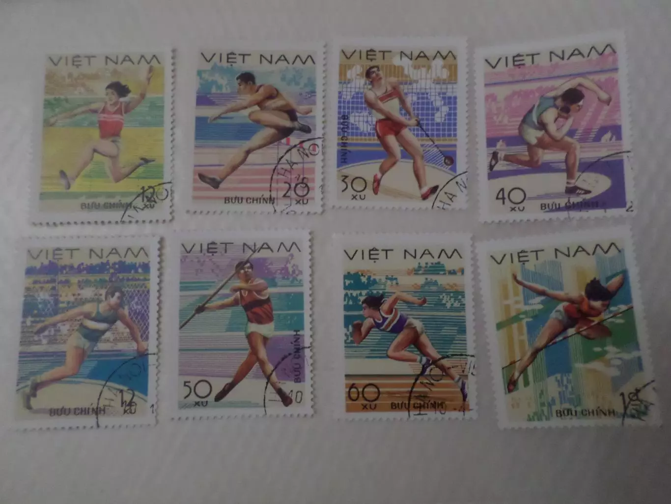 Марки Вьетнам спорт Легкая атлетика гаш