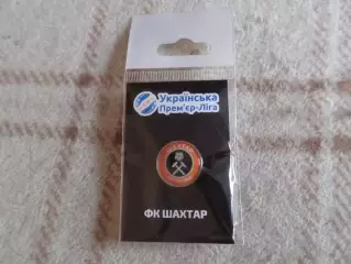 Значок футбол ФК Шахтер Донецк