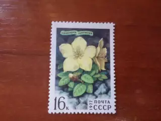 Марки СССР флора Цветы 1977 г