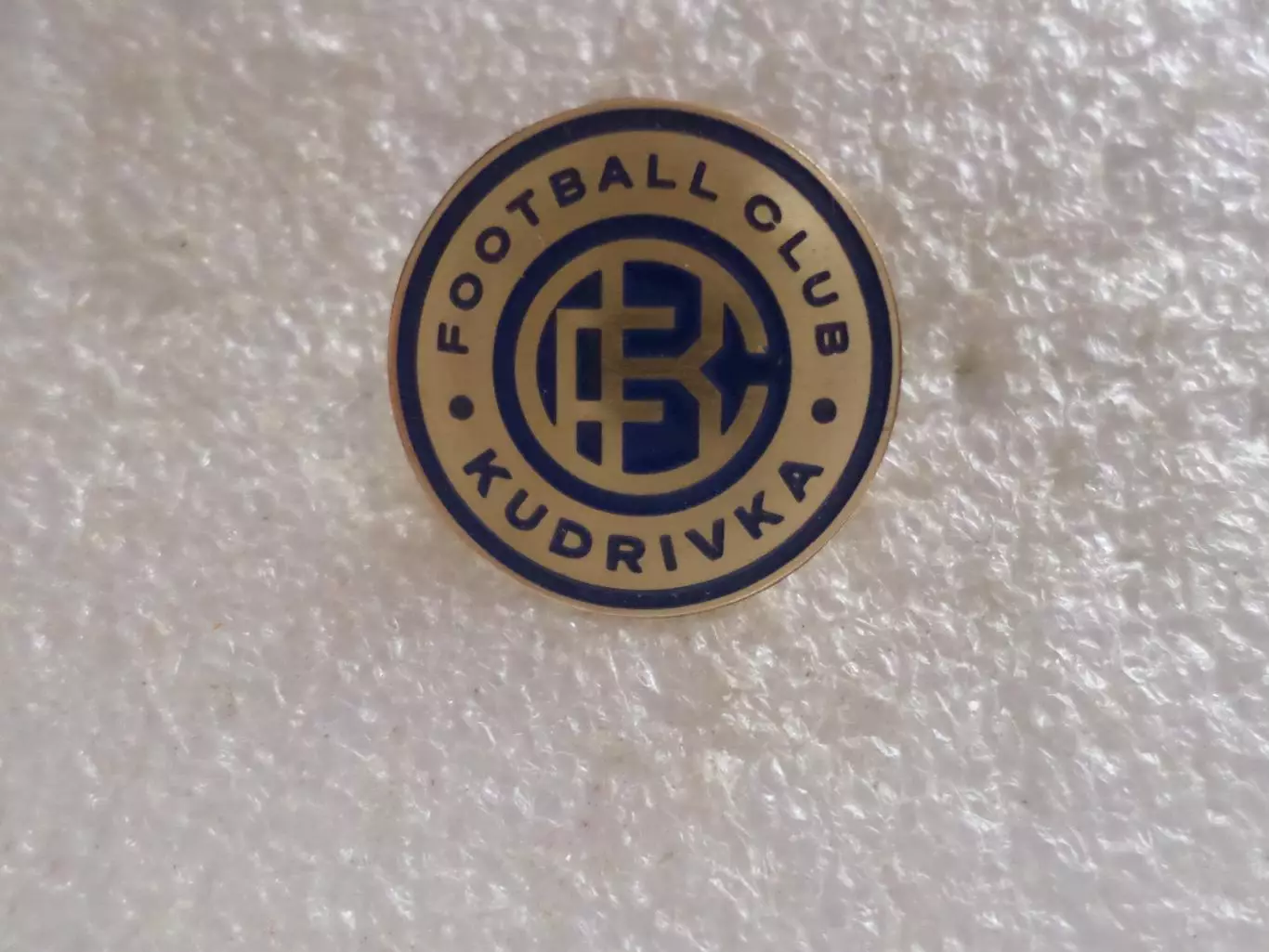 Значок футбол ФК Кудрівка Черниговская область