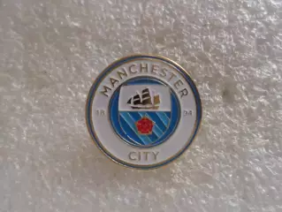 Значок футбол ФК Манчестер Сити Англия