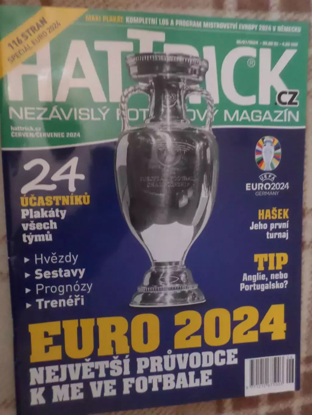 журнал Hattrick Чехия спецвыпуск к чемпионату Европы по футболу 2024 ЕВРО-2024