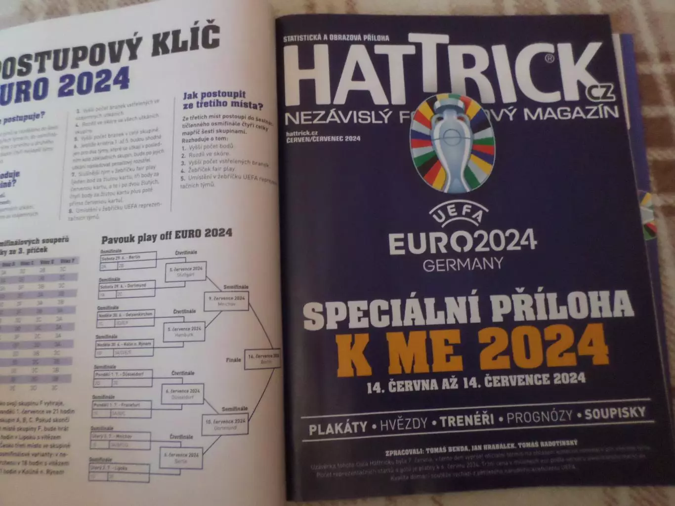 журнал Hattrick Чехия спецвыпуск к чемпионату Европы по футболу 2024 ЕВРО-2024 3