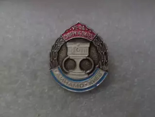 значок Динамо Киев суперкубок 1975 г сер