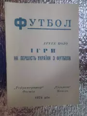 программа Рефрижератор Фастов - Сельмаш Ковель 1974 г