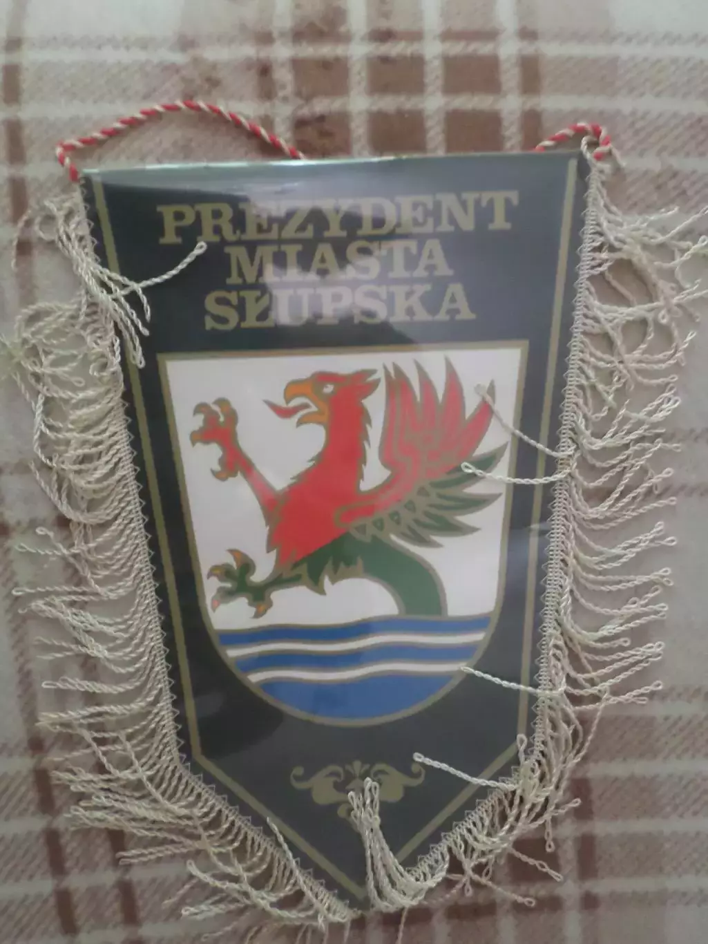 вымпел от мэра г. Слупска Польша