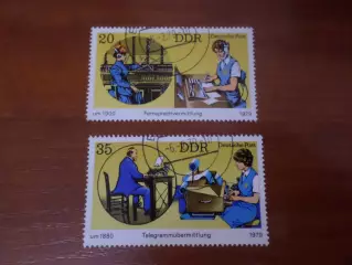 марки ГДР Немецкая почта 1979 г гаш