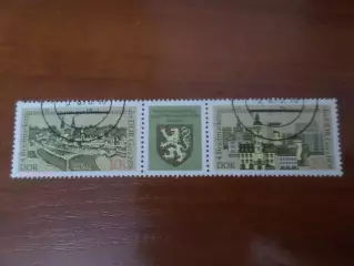 марки ГДР Филателистическая выставка г. Гера 1976 г гаш